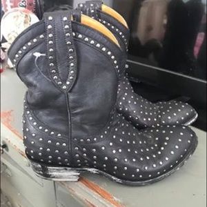 Old Gringo leather studded cowgirl boots